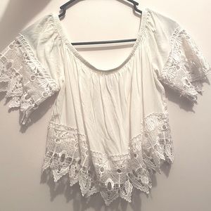 off the shoulder top